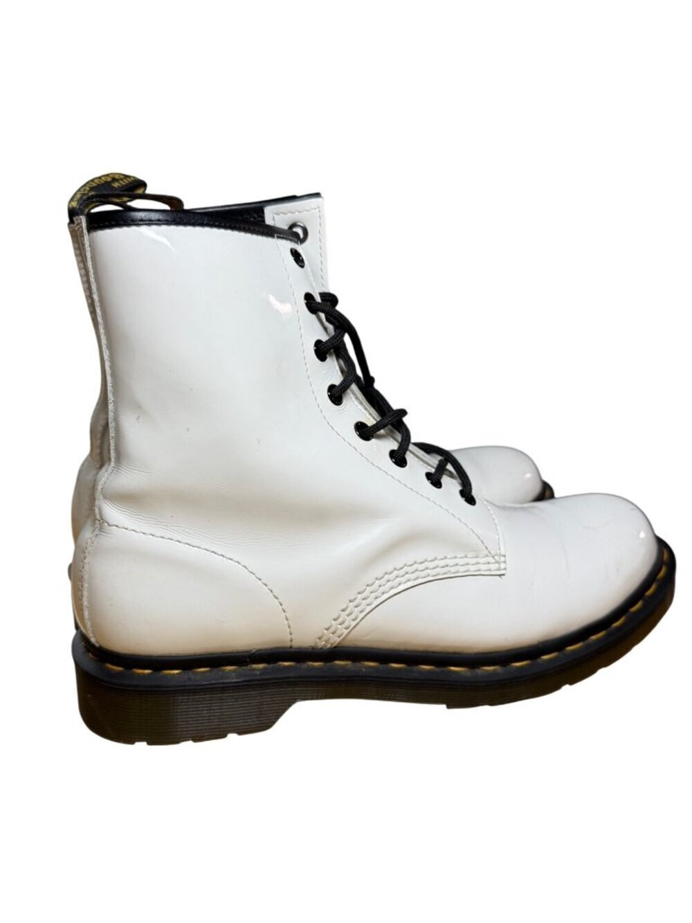 Dr. Martens 1460 Women's Patent Leather Lace Up Boots Size 11